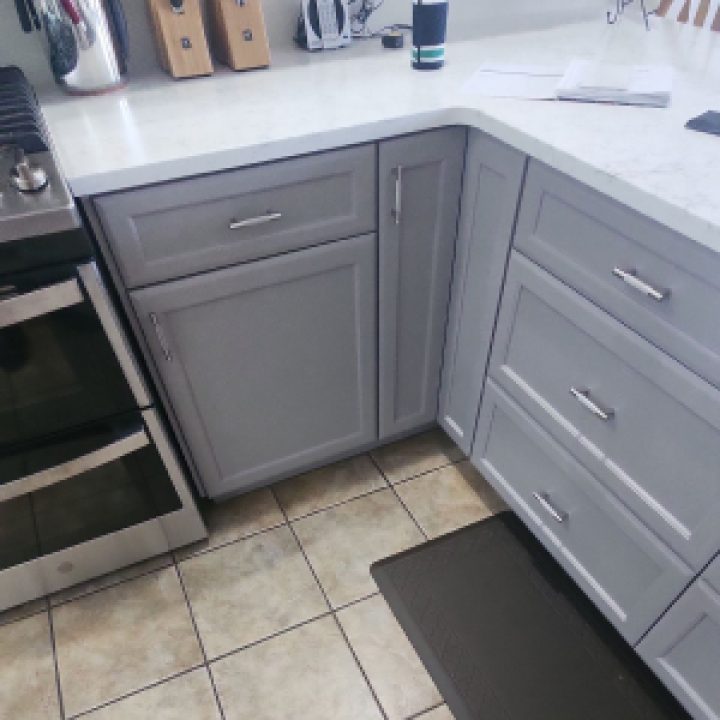 cupboard refinishing by Kamloops alba premium painters